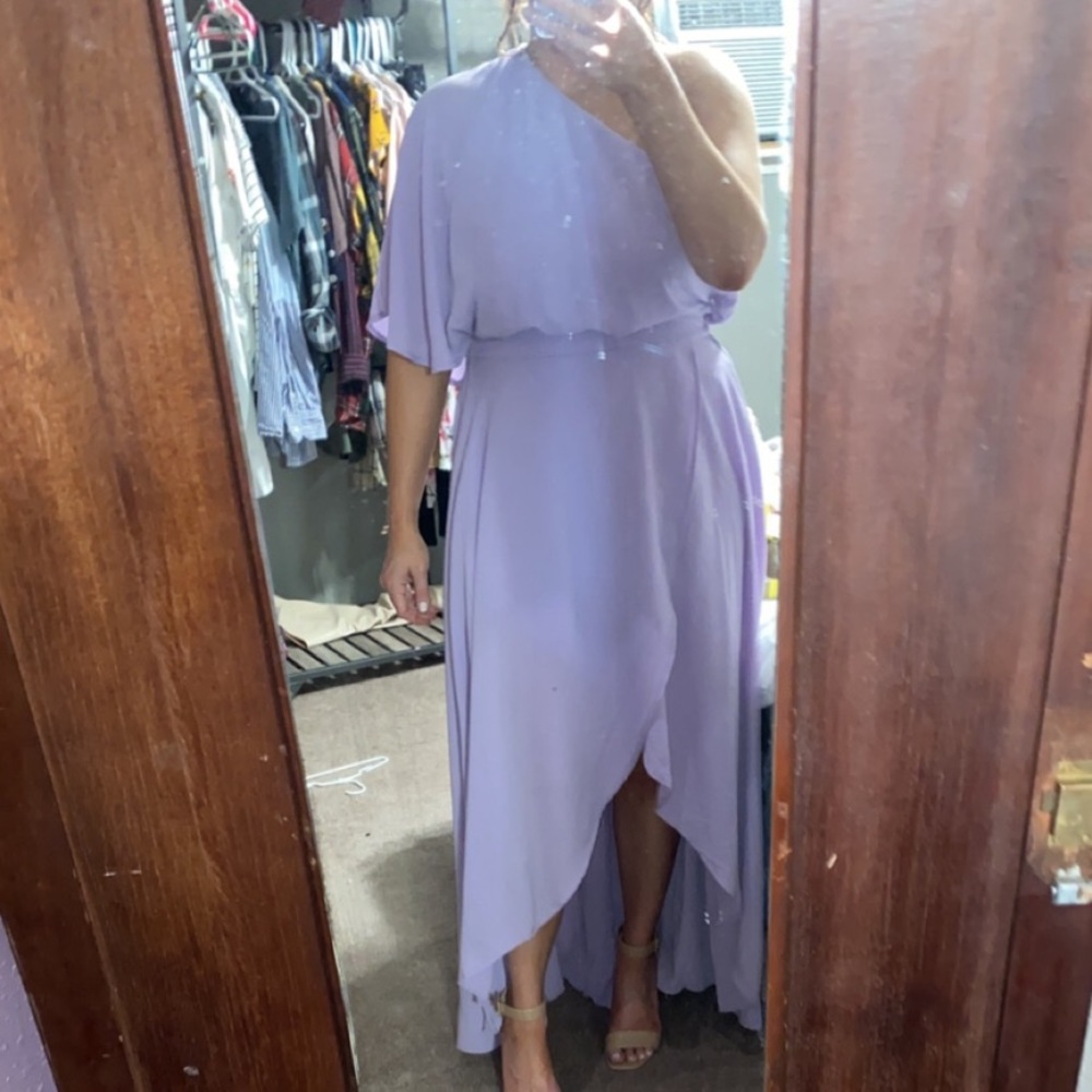 One shoulder dress